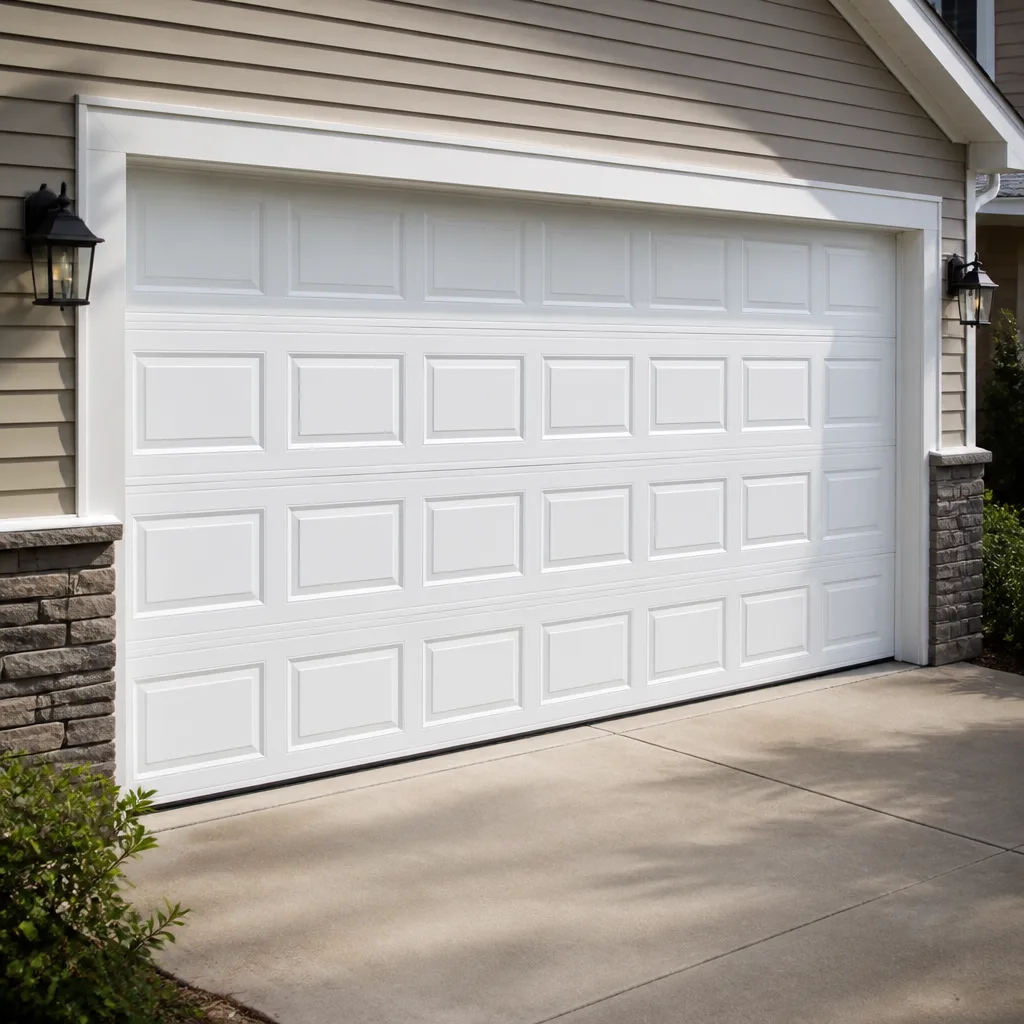 Raised-panel steel